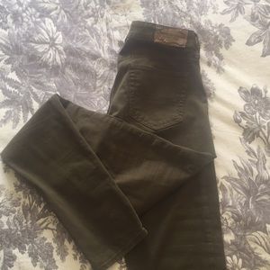 Denim & Supply Ralph Lauren Army Green Jeans
